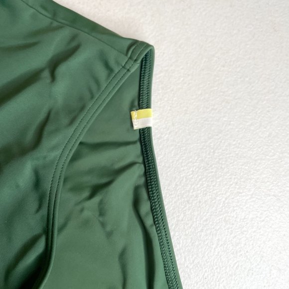 New SUMMERSALT Perfect Wrap One-Piece Olive Swimsuit Size 6 - Picture 7 of 16